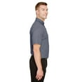 thumbnail image 3 of Men's CrownLux Performance Address MÃ©lange Polo - NAVY HEATHER - 4XL, 3 of 3