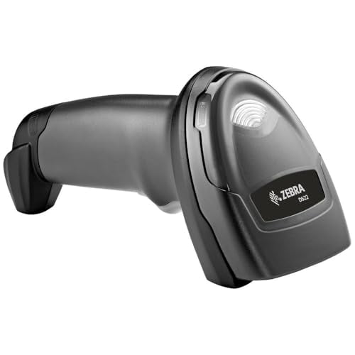 Zebra DS2208 1D 2D Handheld Barcode Scanner, USB Cable & Stand