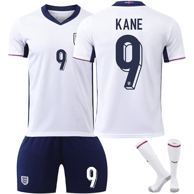 Maillot Final Coupe d'Europe 2024 Harry Kane Angleterre avec Chaussettes 20