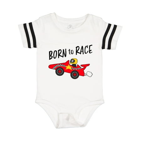 

Inktastic Born to Race- Red Race Car Gift Baby Boy or Baby Girl Bodysuit