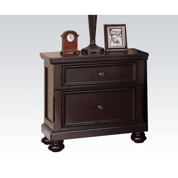 Traditional Dark Walnut Night Stand