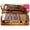 Set 4, variant on DISAAR BEAUTY 9 Colors Glitter Eyeshadow Eye Shadow Palette & Makeup Cosmetic Brush Set NEW (#07)