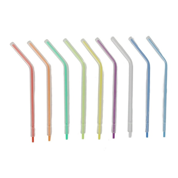 Air Water Syringe Tips, Disposable Precise Control Colorful Contours Hygiene 3 Way Air Water Syringe Nozzles for Clinic