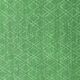 thumbnail image 1 of Ahgly Company Indoor Square Solid Emerald Green Modern Area Rugs, 8' Square, 1 of 4