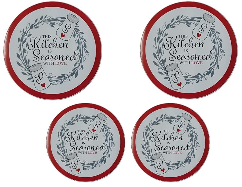 CGT This Kitchen is Seasoned with Love Stove Burner Covers Electric