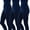 Navy|Navy|Navy, variant on 3-Pack Women High Waist Fleece Lined Tummy Control Full Length Leggings Winter Compression Top Legging Pants