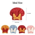 thumbnail image 3 of Clearance! Furenl Ultra Absorbent Hair Quick Drying Towel, New Style Super Absorbent Towel Cap for Ladies, Soft and Quick-Drying, Bow Design, Essential for Wet Hair, 3 of 9