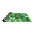 thumbnail image 2 of Ahgly Company Indoor Round Patchwork Emerald Green Transitional Area Rugs, 6' Round, 2 of 4