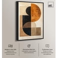 thumbnail image 2 of Divided Circle II Canvas Geometric Abstract by Art Remedy, Black Frame, 16 x 24, 2 of 7