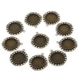 thumbnail image 1 of 10 Pcs Fijación Base Cabochon Accesorios Artesanía Manualidad Hogar Arte Decoración Bricolaje Coser de utilizar Gloria Marco de cabujón, 1 of 8