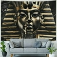 thumbnail image 4 of Shiartex Grey Egyptian Pharaoh Tapestry Occult Ancient Egypt King Tapestries Egypt The Figure Wall Tapestry for Bedroom Aesthetic Painting, 4 of 6