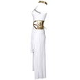 thumbnail image 2 of Women’s One Shoulder Greek Goddess Style Long Dress Cleopatra Inspired Elegant Gown, 2 of 4