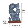 thumbnail image 2 of Acrylic Mother Silhouette Logo Decoration Home Decoration Ornaments, 2 of 5