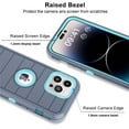 thumbnail image 3 of Ebizware for iphone 14 Pro Phone Case with [Belt Clip Holster] Kickstand Cover Military Grade Drop Protection Shockproof Heavy Duty Defender Case for iphone 14 Pro 6.1" - Gray/Mint, 3 of 8