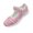 Pink Stripes, variant on Psesaysky Women's Casual Shoes with Strawberry Rabbits Comfortable Convenient Velcro Sneakers for Girls Students Size 5.5-10