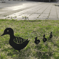 thumbnail image 4 of 4 postes de metal para jardín de patitos de metal, adorno de animales de jardín hueco, 4 of 4