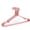 Pink, variant on 10 Pack Wire Hangers, Heavy Duty Space Saving Non Slip Coat Hangers for Suits, Shirts, Dresses and Trousers - Pink