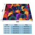 thumbnail image 6 of Diversity People Silhouettes Throw Blanket, Super Soft Anti-Pilling Flannel Bed Blankets, 40"x30", 6 of 8