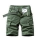 thumbnail image 1 of pstuiky Pantalones cortos para hombre, Pantalones cortos cargo de talla grande para hombre, con múltiples bolsillos, holgados, para playa y verano Pantalones cortos deportivos para hombre, 1 of 3