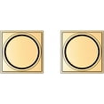 thumbnail image 2 of Baldwin K008.Fd K008 Hollywood Hills Non-Turning Two-Sided Dummy Door Knob Set - Brass, 2 of 7
