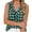 01 Green, variant on Ruffle V Neck Tank Tops for Women Summer Vintage Plaid Sleeveless Going Out T-Shirt Loose Blouses