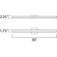 thumbnail image 4 of 52004PC Maxim Lighting Spec-LED Bath Vanity Light-Minimalistic Contemporary Style-Polished Chrome Finish-30 Inch Size, 4 of 5