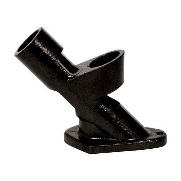 Evergreen Flag Two-Position Cast Iron Black Flag Pole Bracket