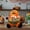 Orange, variant on Kbndieu Bamboo Basket Sitting Posture Figurine Halloween Ornament without Face Gnome Decoration with Circular Basket Home Display Window Desktop Decoration Halloween Decorations