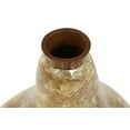 thumbnail image 5 of DecMode Large Gold Capiz Shell & Natural Banana Wood Vase, 11”x 15”, 5 of 8