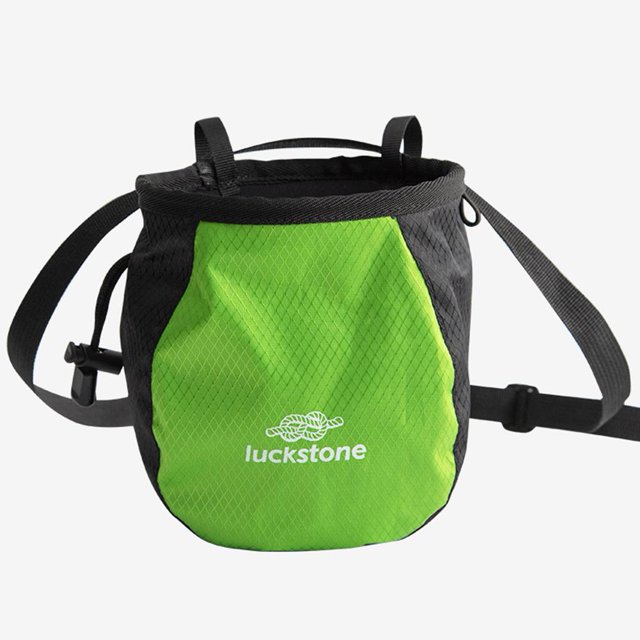 3Uds. Bolsa De Tiza Cinturón Ajustable Almacenamiento Resistencia Al Desgarro Para Fitness Verde