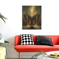 thumbnail image 4 of KLL Majestic Butterfly Sunset Print Canvas Wall Art, Canvas Painting Prints Canvas Art Wall Decor Home Decoration for Living Room Bedroom Office, 4 of 6