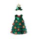 thumbnail image 2 of Vestido de árbol de Navidad para niños con sombrero decorativo ligero de poliéster encantador 90cm, 2 of 9