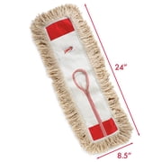 Libman 24 Inch Cotton Dust Mop Refill - Machine Washable Mop Head Replacement