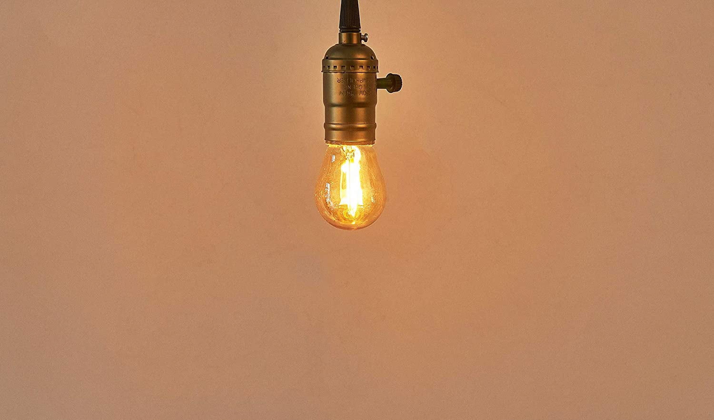 PANLAVIE Vintage Edison LED Bulbs, Ultra Warm Light Filament Bulb, 25W Equal, Dimmable, 6-Pack