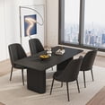 thumbnail image 4 of Black Organizer Dining Table Minimalist Design Hotel Lobby Dining Table Center Legs 75cm Muebles De Cocina Outdoor Furniture My Lux Decor Round, 4 of 20