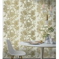 thumbnail image 2 of Advantage Marquis Gold Floral Unpasted Vinyl Wallpaper, 20.5-in by 33-ft, 56.4 sq. ft., 2 of 3