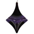 thumbnail image 1 of Vickerman MT194026D 8 in. Plum Candy Glitter Drop Ornament, 1 of 3