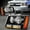 Black/Amber, variant on Nuvision for 07-14 Tahoe Suburban LED DRL Turn Signal Headlight Lamps Tinted/Amber