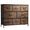 Rust, variant on edx 8 Drawers Fabric Dresser, Chest of Drawers with Sturdy Steel Frame, Storage Organizer Cabinet for Bedroom, Living Room, Hallway, Black