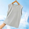 thumbnail image 2 of WRKEKC Boys Athletic Tank Tops Solid Color Quick Dry Mesh Breathable Round Neck Sleeveless Sporty T Shirt for 3-14 Years, 2 of 7