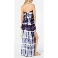thumbnail image 3 of Raviya Women's Tie-Dye Strapless Maxi Dress Swim Cover-Up (M, Blue/White), 3 of 4