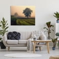 thumbnail image 2 of Stupell Industries Misty Morning Sunrise Countryside Tree Field, 36 x 48, Designed by Dora Artemiadi, 2 of 6