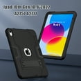 thumbnail image 4 of Dteck for iPad A16 11th Generation Case 2025 / iPad 10th Gen 10.9 inch Case 2022, Heavy Duty Shockproof Cover with Stand,Black, 4 of 9