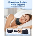 thumbnail image 6 of Goldeer Neck Brace for Sleeping - Cervical Collar Relief Neck Pain and Neck Support Soft Foam Wraps Keep Vertebrae Stable for Relief of Cervical Spine Pressure for Women & Men Black, 6 of 7
