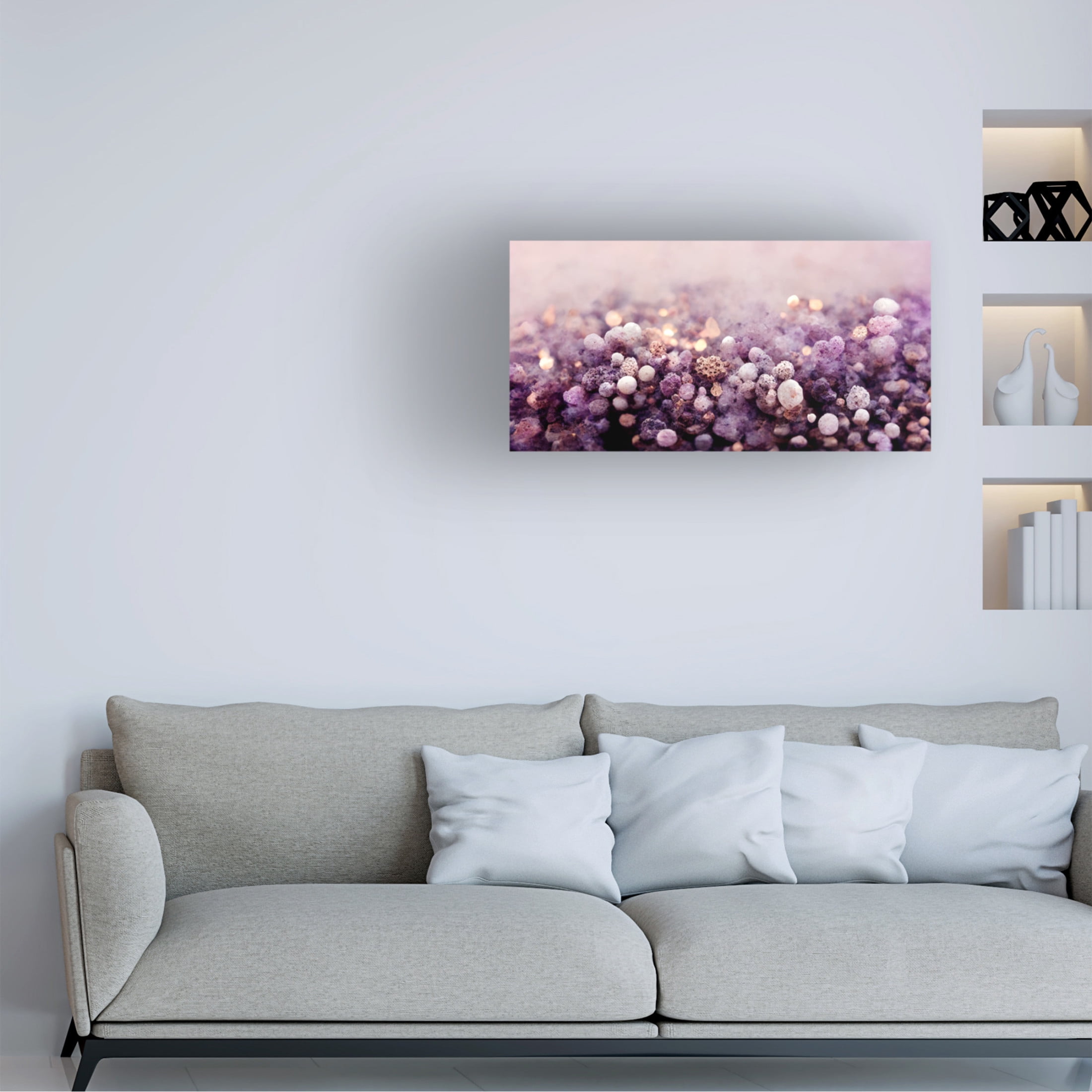 Treechild 'Purple Pepples' Canvas Art