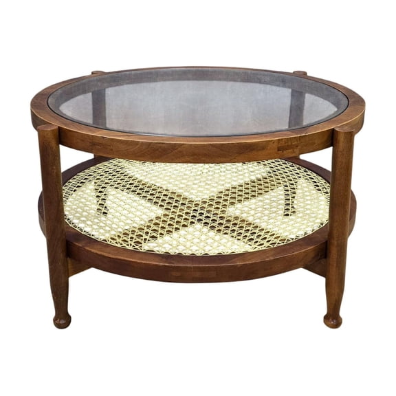 Carolina Hyacinth Coffee Table in Honey/Cane