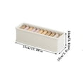 thumbnail image 4 of Hvmvliv Foldable Cloth Storage Box Without Compartments, White Fabric Organizer with Board, Water Washable for Home Storage & Organization White, 4 of 7