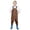 Coffee, variant on Kids Chest Waders with Boots Waterproof Fishing Wading Pants for Toddler to 2-17 Years