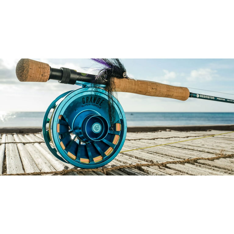 Redington Grande Reel 5/6/7 Fish Angler Fishing Rod Fly Reel, Marine