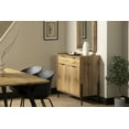 thumbnail image 5 of South Shore Milton, Urban Modern Sideboard,  Brown, 5 of 12